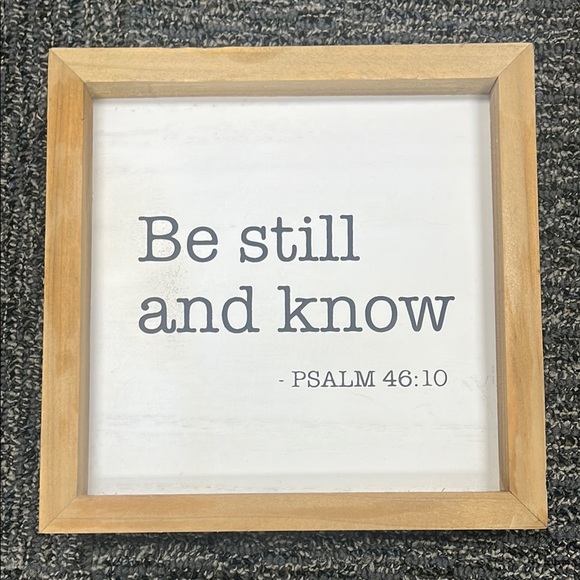 Wooden Framed Inspirational Wall Art - Picture 1 of 3